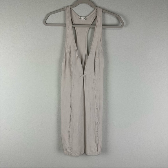 Intimately Free People Beige Ladies Night Bodycon Mini Dress Size Medium - Picture 1 of 5